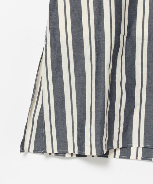 CAROLINA GLASER（カロリナ グレイサー）の「CAROLINA GLASER / ビッグスリーブ ストライプ ワンピース（ワンピース・レディース・ネイビー/ブラウン・ONE SIZE）」の22枚目の写真