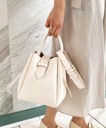 OPAQUE.CLIP | ステッチミドルトートバッグ【2WAY】(ショルダーバッグ)