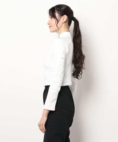 FIG&VIPER（フィグアンドバイパー）の「ハイネックリブZIPTOP（ニット/セーター・レディース・ホワイト/ブラック/グレー/ブルー・FREE）」の20枚目の写真