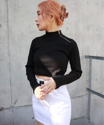 FIG&VIPER | ハイネックリブZIPTOP(ニット/セーター)