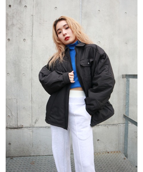 FIG&VIPER（フィグアンドバイパー）の「ハイネックリブZIPTOP（ニット/セーター・レディース・ホワイト/ブラック/グレー/ブルー・FREE）」の19枚目の写真