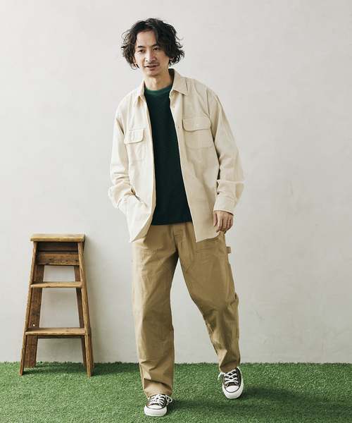 JOURNAL STANDARD relume(ジャーナルスタンダード レリューム)の「【STANRAY / スタンレイ】別注 RIPSTOP ダブルニーパンツ 1(その他パンツ・メンズ・ブラック/ベージュ・MEDIUM/LARGE)」の4枚目の写真