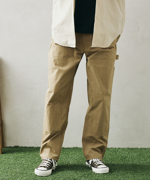 JOURNAL STANDARD relume(ジャーナルスタンダード レリューム)の「【STANRAY / スタンレイ】別注 RIPSTOP ダブルニーパンツ 1(その他パンツ・メンズ・ブラック/ベージュ・MEDIUM/LARGE)」の3枚目の写真