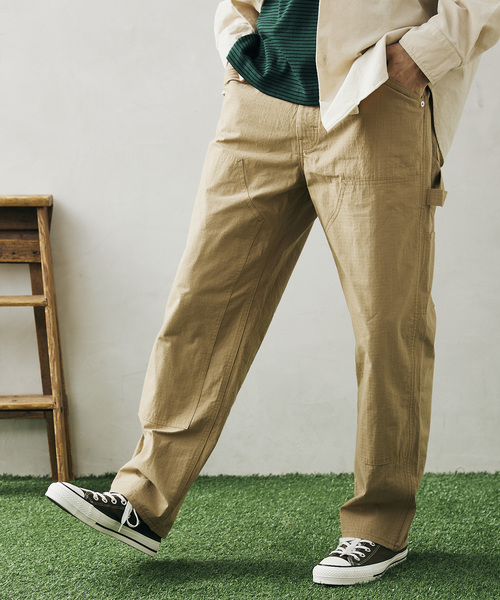 JOURNAL STANDARD relume(ジャーナルスタンダード レリューム)の「【STANRAY / スタンレイ】別注 RIPSTOP ダブルニーパンツ 1(その他パンツ・メンズ・ブラック/ベージュ・MEDIUM/LARGE)」の7枚目の写真