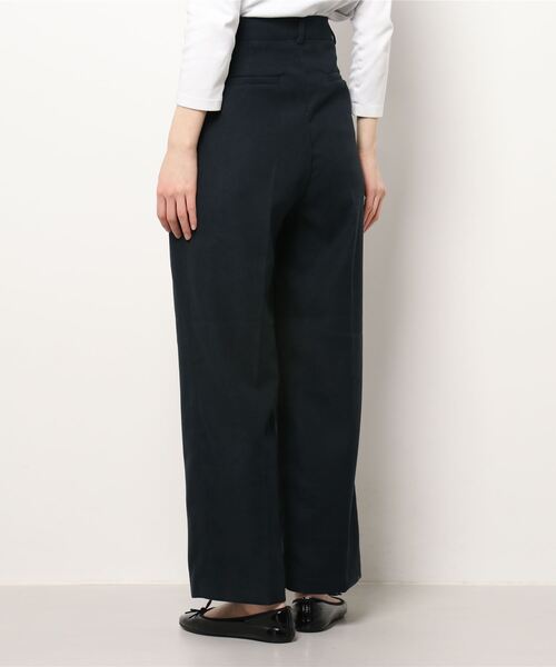 ACYM(アシーム)の「Box over slacks パンツ(スラックス・レディース・ネイビー/ベージュ・FREE)」の9枚目の写真