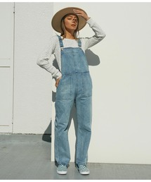 anap mimpi（アナップミンピ）の「コットンデニムベイカーオールインワン（サロペット/オーバーオール・レディース）」