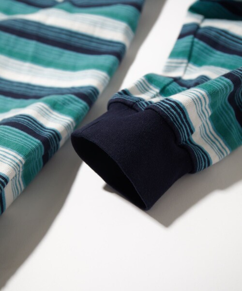 NAUTICA ノーティカ ボーダー青&茶 NAUTICA（ノーティカ）の「NAUTICA/ノーティカ Multi Border L/S