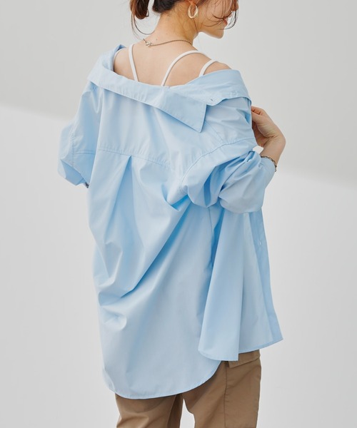 prose verse(プロズヴェール)の「Wストラップカップ付きテレコキャミ(キャミソール・レディース・オフホワイト/ブラック/グレイッシュベージュ・MEDIUM/LARGE)」の6枚目の写真