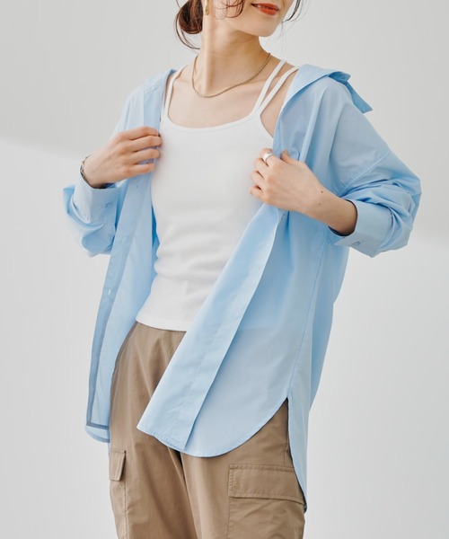 prose verse(プロズヴェール)の「Wストラップカップ付きテレコキャミ(キャミソール・レディース・オフホワイト/ブラック/グレイッシュベージュ・MEDIUM/LARGE)」の8枚目の写真