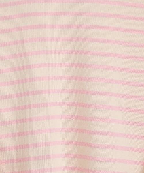 MAJESTIC LEGON（マジェスティックレゴン）の「ボーダーショートトップス（Tシャツ/カットソー・レディース・ホワイト系その他2/ピンク系その他2/グリーン系その他/ブラック系その他・MEDIUM）」の17枚目の写真