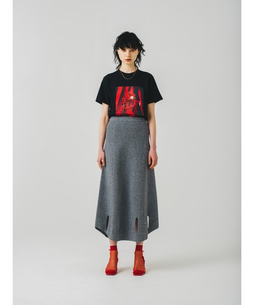 led.tokyo（レッドトウキョウ）の「【led.tokyo】MARCOMONK × led.tokyo Tシャツ type RED（Tシャツ/カットソー・レディース・ホワイト/ブラック・S/M）」の3枚目の写真