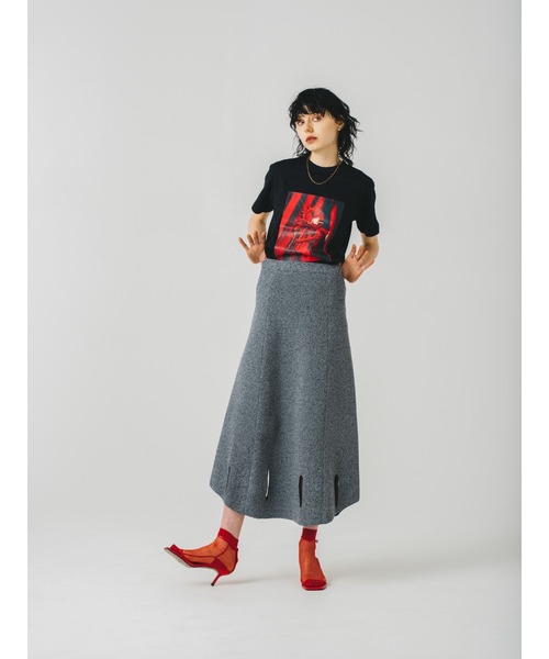 led.tokyo（レッドトウキョウ）の「【led.tokyo】MARCOMONK × led.tokyo Tシャツ type RED（Tシャツ/カットソー・レディース・ホワイト/ブラック・S/M）」の8枚目の写真