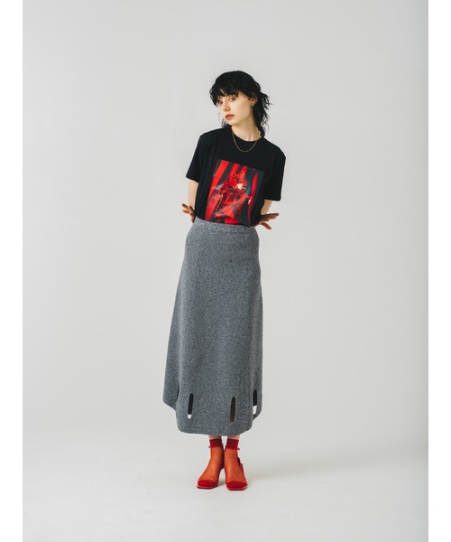 led.tokyo（レッドトウキョウ）の「【led.tokyo】MARCOMONK × led.tokyo Tシャツ type RED（Tシャツ/カットソー・レディース・ホワイト/ブラック・S/M）」の9枚目の写真