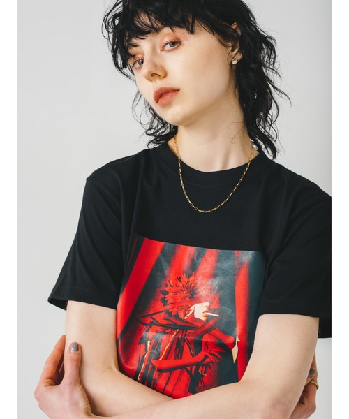 led.tokyo（レッドトウキョウ）の「【led.tokyo】MARCOMONK × led.tokyo Tシャツ type RED（Tシャツ/カットソー・レディース・ホワイト/ブラック・S/M）」の13枚目の写真