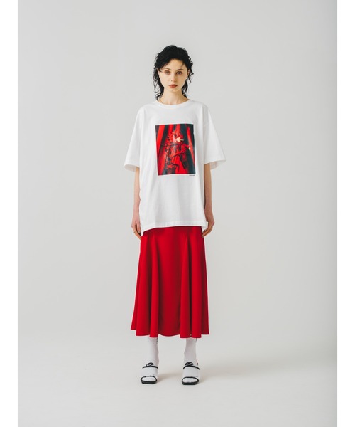 led.tokyo（レッドトウキョウ）の「【led.tokyo】MARCOMONK × led.tokyo Tシャツ type RED（Tシャツ/カットソー・レディース・ホワイト/ブラック・S/M）」の18枚目の写真