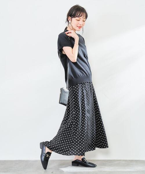 coen（コーエン）の「サラコリピTサマーニット#（Tシャツ/カットソー・レディース・クリーム/ブラウン/ライム/ブラック・L/M）」の18枚目の写真