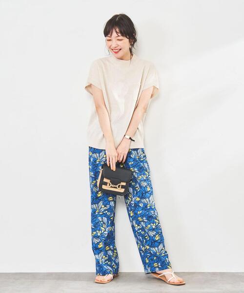 coen（コーエン）の「サラコリピTサマーニット#（Tシャツ/カットソー・レディース・クリーム/ブラウン/ライム/ブラック・L/M）」の11枚目の写真