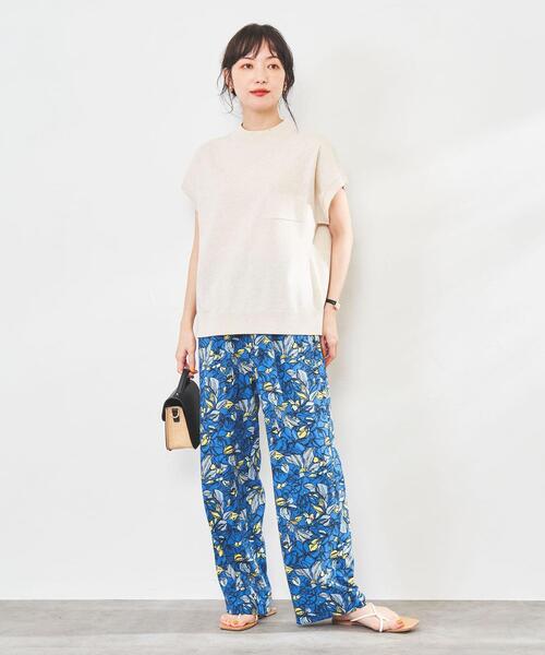 coen（コーエン）の「サラコリピTサマーニット#（Tシャツ/カットソー・レディース・クリーム/ブラウン/ライム/ブラック・L/M）」の20枚目の写真