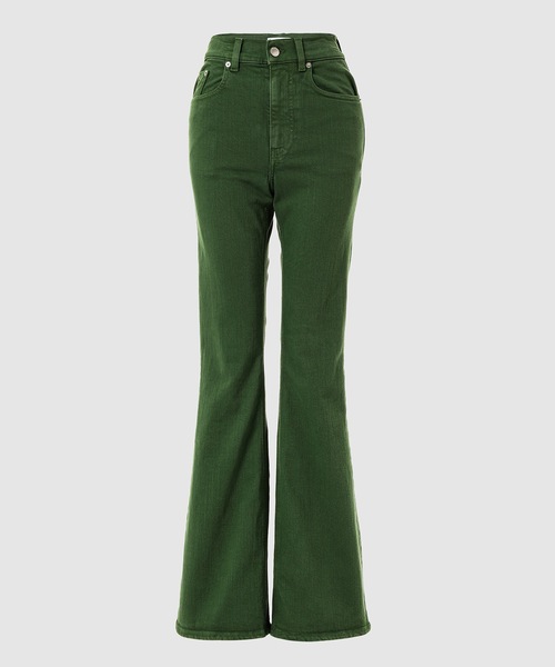 JW Anderson(ジェイダブリューアンダーソン)の「パンツ(デニムパンツ・レディース・グリーン・4/6)」の1枚目の写真