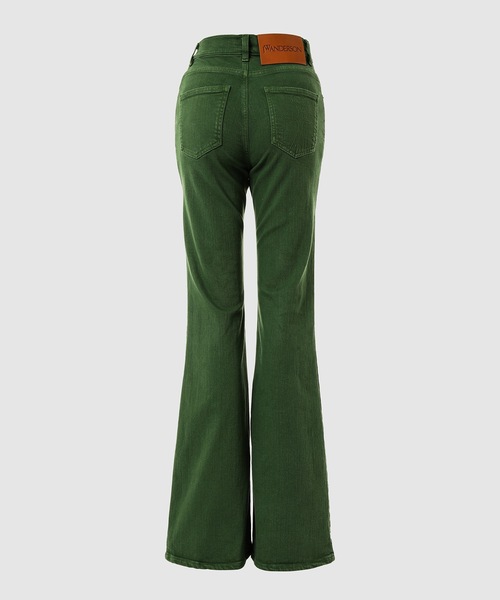 JW Anderson(ジェイダブリューアンダーソン)の「パンツ(デニムパンツ・レディース・グリーン・4/6)」の2枚目の写真