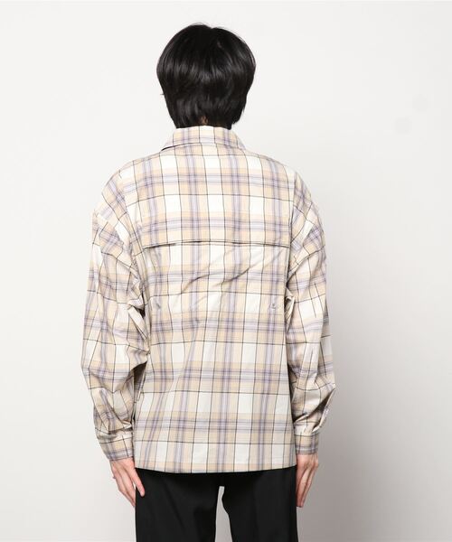 F/CE. （エフシーイー）の「F/CE./エフ シーイー　CHECK CLIMBER SHIRT　チェッククライマーシャツ FST02221M0004（シャツ/ブラウス・メンズ・ブラウン・LARGE）」の3枚目の写真