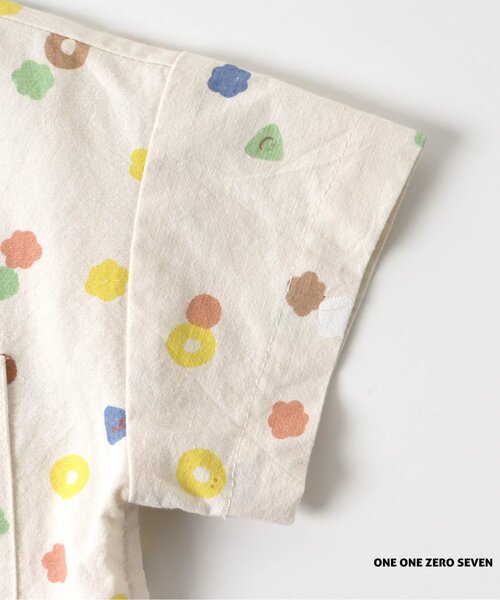 apres les cours（アプレレクール）の「1107 2柄セットアップ（セットアップ・キッズ・オフホワイト/ベージュ・110/90/80/100/120/130）」の11枚目の写真