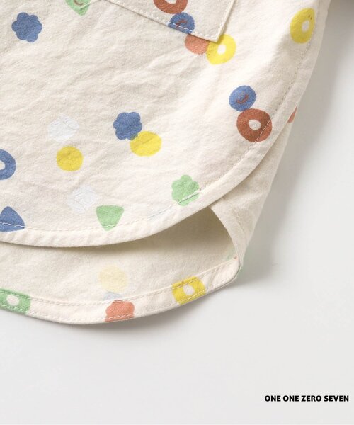 apres les cours（アプレレクール）の「1107 2柄セットアップ（セットアップ・キッズ・オフホワイト/ベージュ・110/90/80/100/120/130）」の13枚目の写真