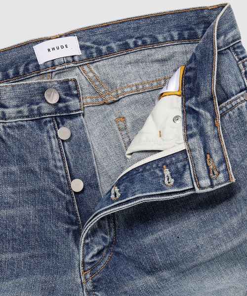 RHUDE(ルード)の「RHUDE CLASSIC FIT DENIM INDIGO(デニムパンツ・メンズ・インディゴブルー・32/30/31)」の4枚目の写真