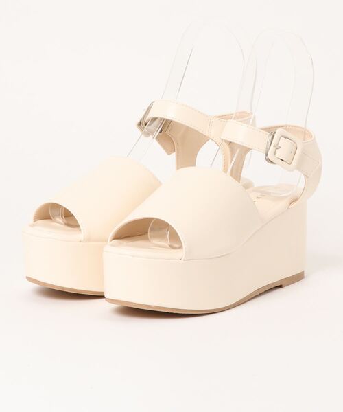 ems excite(エムズエキサイト)の「プラットフォームサンダル(サンダル・レディース・ブラック/オフホワイト/ブラック系その他・M/L)」の7枚目の写真