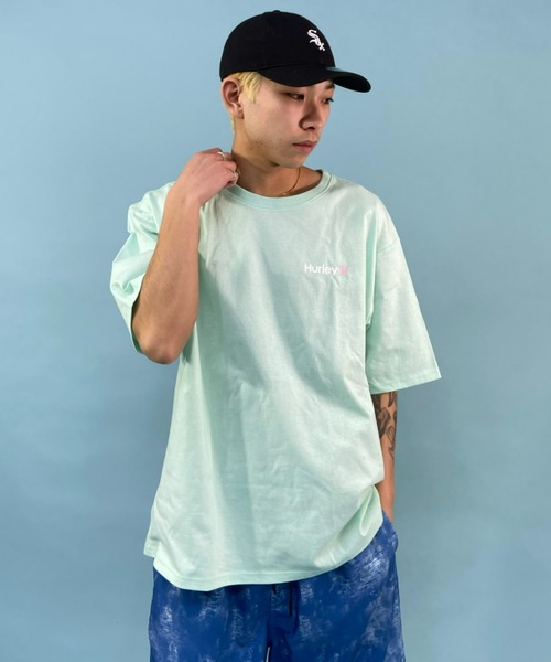 Hurley （ハーレー）の「Hurley/ハーレー ルーズシルエット バックプリントTシャツ MSS2200044（Tシャツ/カットソー・メンズ・ブラック/ホワイト/ブルー・S/M/L）」の11枚目の写真