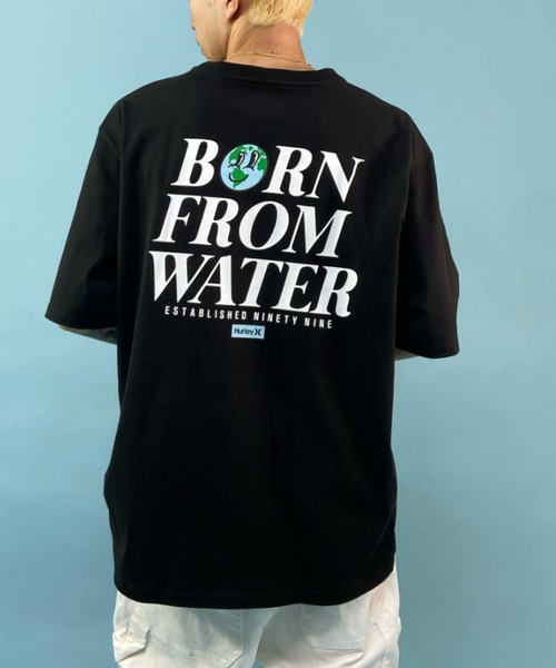 Hurley （ハーレー）の「Hurley/ハーレー ルーズシルエット バックプリントTシャツ MSS2200044（Tシャツ/カットソー・メンズ・ブラック/ホワイト/ブルー・S/M/L）」の14枚目の写真