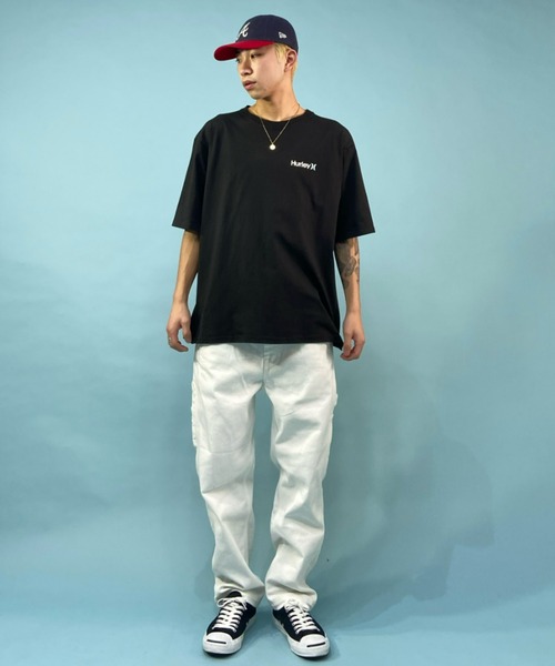 Hurley （ハーレー）の「Hurley/ハーレー ルーズシルエット バックプリントTシャツ MSS2200044（Tシャツ/カットソー・メンズ・ブラック/ホワイト/ブルー・S/M/L）」の8枚目の写真