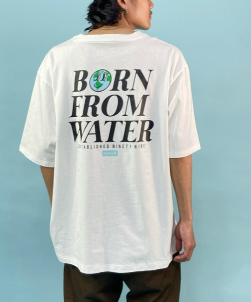 Hurley （ハーレー）の「Hurley/ハーレー ルーズシルエット バックプリントTシャツ MSS2200044（Tシャツ/カットソー・メンズ・ブラック/ホワイト/ブルー・S/M/L）」の4枚目の写真