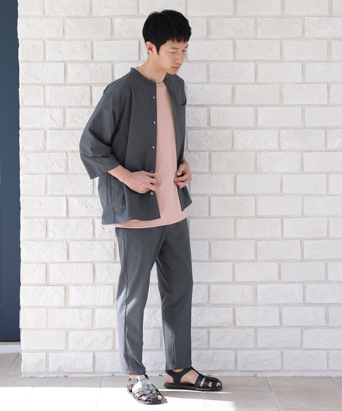 LAKOLE（ラコレ）の「4WAYストレッチポリシャツ[セットアップ対応] / 263658（シャツ/ブラウス・メンズ・ブラック/ネイビー/アイボリー・SMALL/MEDIUM/LARGE）」の12枚目の写真