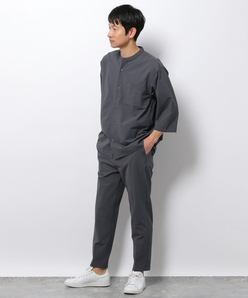 LAKOLE（ラコレ）の「4WAYストレッチポリシャツ[セットアップ対応] / 263658（シャツ/ブラウス・メンズ・ブラック/ネイビー/アイボリー・SMALL/MEDIUM/LARGE）」の15枚目の写真