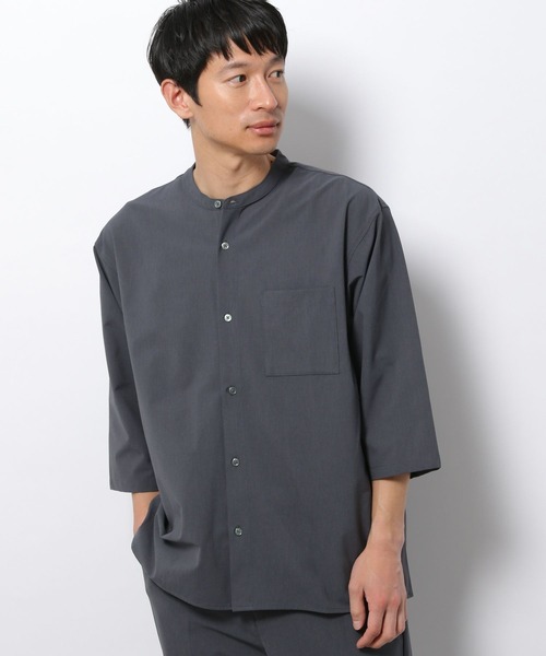 LAKOLE（ラコレ）の「4WAYストレッチポリシャツ[セットアップ対応] / 263658（シャツ/ブラウス・メンズ・ブラック/ネイビー/アイボリー・SMALL/MEDIUM/LARGE）」の19枚目の写真