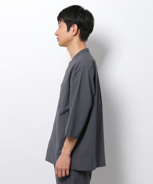 LAKOLE（ラコレ）の「4WAYストレッチポリシャツ[セットアップ対応] / 263658（シャツ/ブラウス・メンズ・ブラック/ネイビー/アイボリー・SMALL/MEDIUM/LARGE）」の10枚目の写真