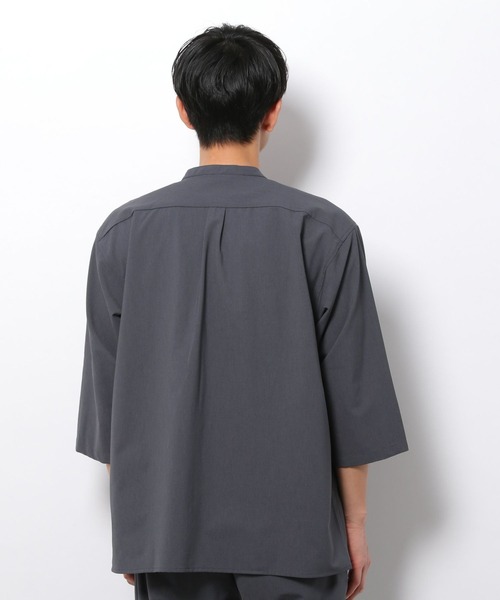 LAKOLE（ラコレ）の「4WAYストレッチポリシャツ[セットアップ対応] / 263658（シャツ/ブラウス・メンズ・ブラック/ネイビー/アイボリー・SMALL/MEDIUM/LARGE）」の22枚目の写真