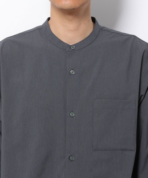 LAKOLE（ラコレ）の「4WAYストレッチポリシャツ[セットアップ対応] / 263658（シャツ/ブラウス・メンズ・ブラック/ネイビー/アイボリー・SMALL/MEDIUM/LARGE）」の13枚目の写真