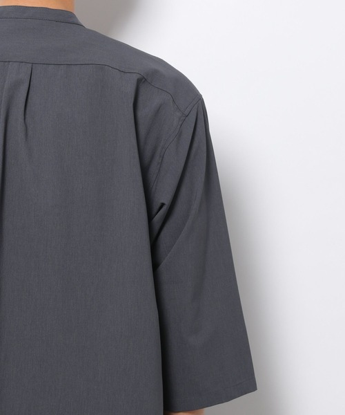 LAKOLE（ラコレ）の「4WAYストレッチポリシャツ[セットアップ対応] / 263658（シャツ/ブラウス・メンズ・ブラック/ネイビー/アイボリー・SMALL/MEDIUM/LARGE）」の8枚目の写真