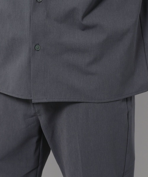 LAKOLE（ラコレ）の「4WAYストレッチポリシャツ[セットアップ対応] / 263658（シャツ/ブラウス・メンズ・ブラック/ネイビー/アイボリー・SMALL/MEDIUM/LARGE）」の20枚目の写真