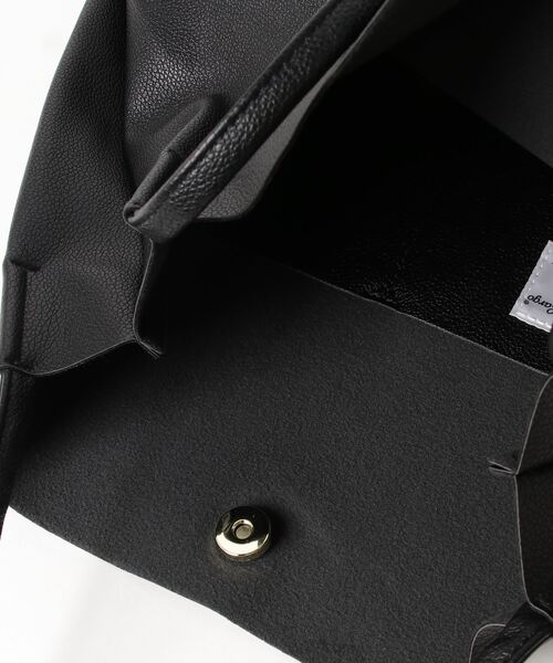 Legato Largo（レガートラルゴ）の「Legato Largo/ レガートラルゴ  / さくっと使える シンプルな お気軽 トートバッグ / LG-E1242（トートバッグ・レディース・ブラック/ダークグリーン/ブラウン/ピンク/シルバー/ミント/レオパード・ONESIZE）」の13枚目の写真