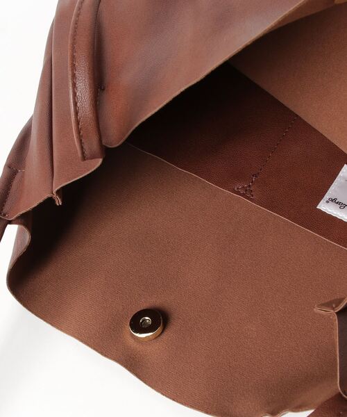 Legato Largo（レガートラルゴ）の「Legato Largo/ レガートラルゴ  / さくっと使える シンプルな お気軽 トートバッグ / LG-E1242（トートバッグ・レディース・ブラック/ダークグリーン/ブラウン/ピンク/シルバー/ミント/レオパード・ONESIZE）」の14枚目の写真