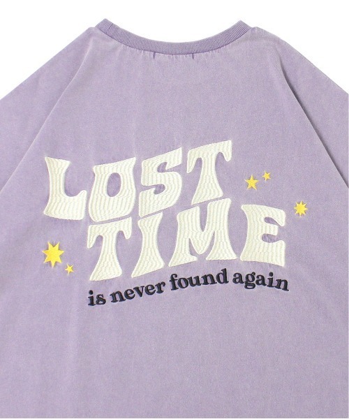 one way（ワンウェイ）の「LOST TIMEロゴTシャツ（Tシャツ/カットソー・レディース・ライトブルー/ブラック/パープル/イエロー/ライトグリーン/パープル系その他/イエロー系その他・FREE）」の5枚目の写真
