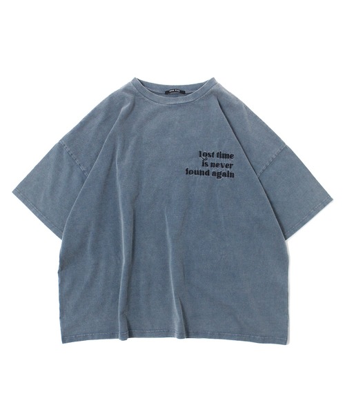 one way（ワンウェイ）の「LOST TIMEロゴTシャツ（Tシャツ/カットソー・レディース・ライトブルー/ブラック/パープル/イエロー/ライトグリーン/パープル系その他/イエロー系その他・FREE）」の9枚目の写真