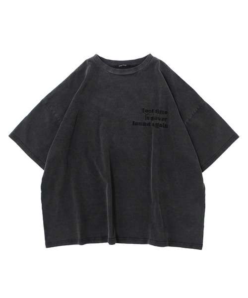one way（ワンウェイ）の「LOST TIMEロゴTシャツ（Tシャツ/カットソー・レディース・ライトブルー/ブラック/パープル/イエロー/ライトグリーン/パープル系その他/イエロー系その他・FREE）」の10枚目の写真
