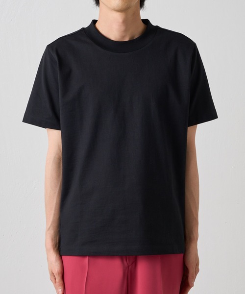 Lui's（ルイス）の「プレミアムスビンモダンベーシックTシャツ（Tシャツ/カットソー・メンズ・ホワイト/ブラック/ライトベージュ・SMALL/MEDIUM）」の11枚目の写真