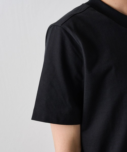 Lui's（ルイス）の「プレミアムスビンモダンベーシックTシャツ（Tシャツ/カットソー・メンズ・ホワイト/ブラック/ライトベージュ・SMALL/MEDIUM）」の16枚目の写真