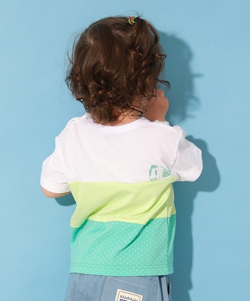 kladskap（クレードスコープ）の「クリームソーダ半袖Tシャツ（Tシャツ/カットソー・キッズ・ピンク/グリーン・80ｃｍ/90cm/100cm/110cm/120cm）」の16枚目の写真