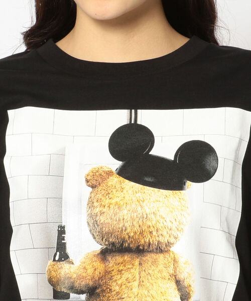 NO COMMENT PARIS(ノーコメントパリ)の「NO COMMENT PARIS/ノーコメントパリ/coke bear ビッグTシャツ(Tシャツ/カットソー・メンズ・ブラック/ホワイト・MEDIUM/LARGE/X-LARGE)」の7枚目の写真